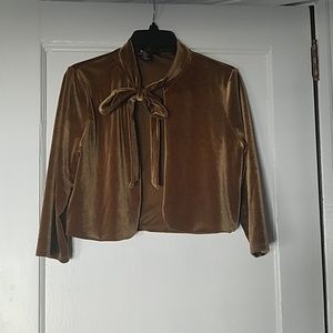Forever 21 Sweaters - Bronzy gold cropped cardigan Forever 21 Sweaters - Bronzy gold cropped cardigan